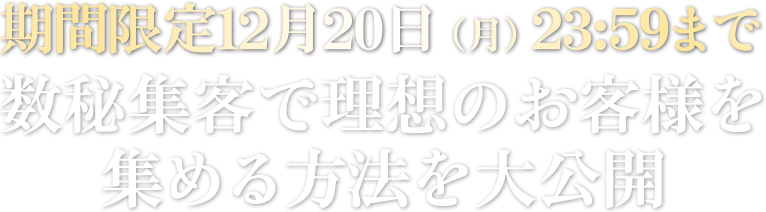 数秘集客で理想のお客様を集める方法を大公開